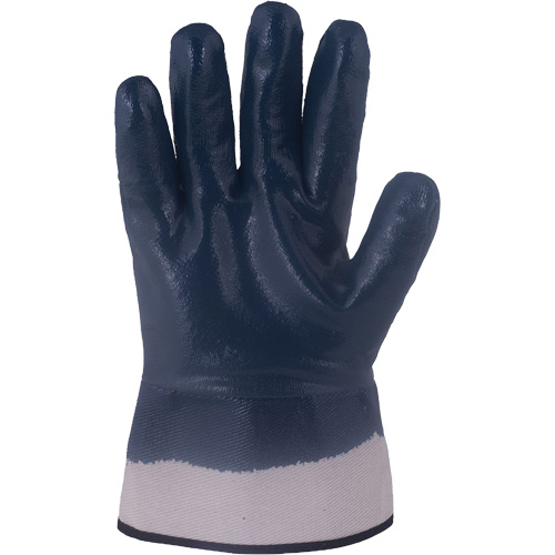 Horizon&reg; Navy Gloves with Pasted Cuffs, X-Large, Nitrile Coating, Jersey/Cotton Shell Les Fournitures Industrielles Méga