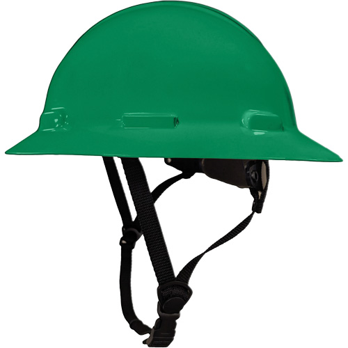 LIDGUARD&reg; Full Brim Hardhat with Chinstrap, Meets CSA Type 1, Ratchet Suspension, Vented Les Fournitures Industrielles Méga