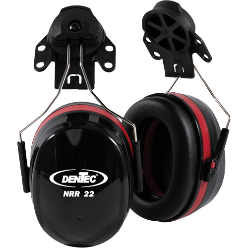 SEALTEC 500 Series Earmuff with Stainless Steel Dual Arms, Cap Mount, 26 dB NRR dB Les Fournitures Industrielles Méga