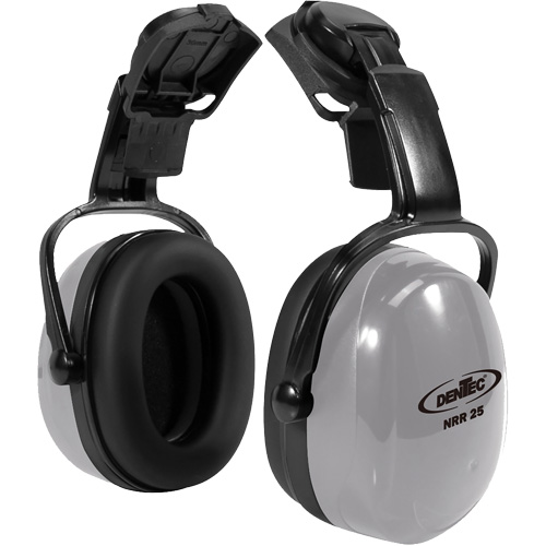 Cache-oreille di&eacute;lectrique en plastique de s&eacute;rie 600 SEALTEC avec bras doubles, Fixation pour casque, 24 dB NRR dB Les Fournitures Industrielles Méga