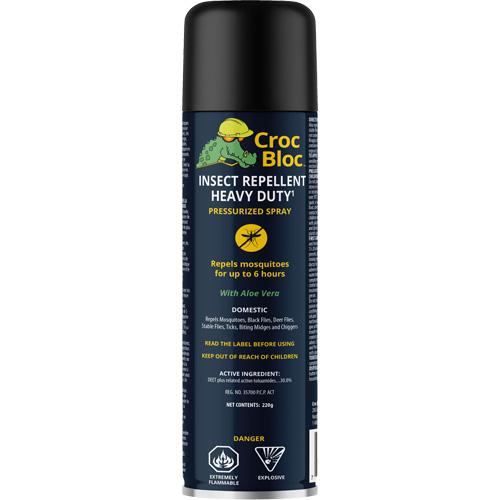 Insectifuge puissant, DEET &agrave; 30 %, Vaporisateur, 220 g Les Fournitures Industrielles Méga