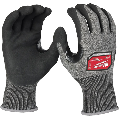 High-Dexterity Cut-Resistant Gloves, Size Medium, 18 Gauge, Nitrile Coated, Polyethylene Shell, ANSI/ISEA 105 Level 4/EN 388 Level D Les Fournitures Industrielles Méga