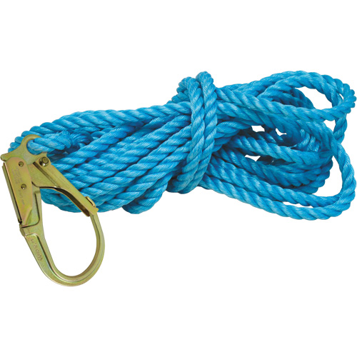 Superline Lifeline with Nylon Thimble & 2-1/4" Self-Locking Snap Hook Les Fournitures Industrielles Méga