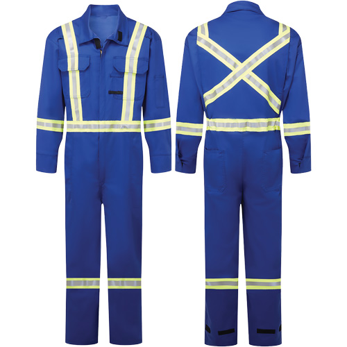 Avenger 9 oz FR Coveralls, Style 109, Men's, Royal Blue, Size 48 Les Fournitures Industrielles Méga