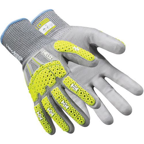 Gants antichocs Helix 3013IMP, 9/Grand, Paume en PEHP, Poignet &eacute;lastique Les Fournitures Industrielles Méga