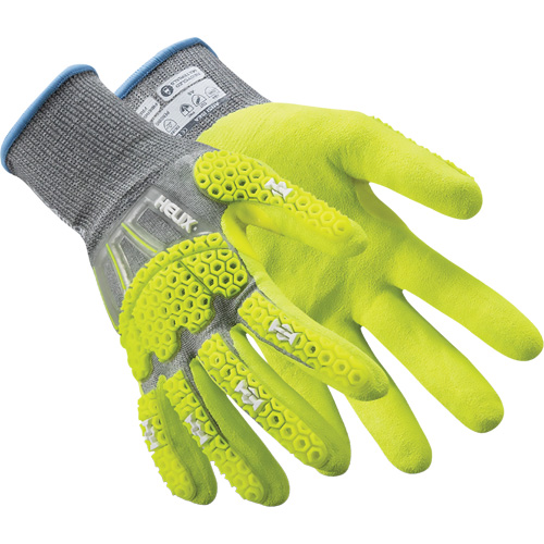 Gants antichocs Helix 3014IMP, 6/T-petit, Paume en PEHP, Poignet &eacute;lastique/Poignet en tricot Les Fournitures Industrielles Méga