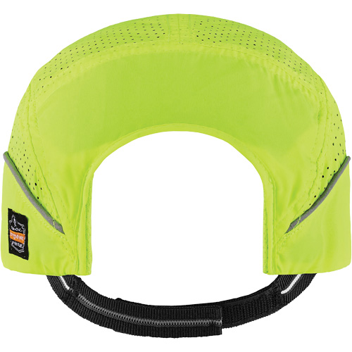 Casque l&eacute;ger de style casquette Skullerz 8955 avec micro-bordure, Vert lime haute visibilit&eacute; Les Fournitures Industrielles Méga