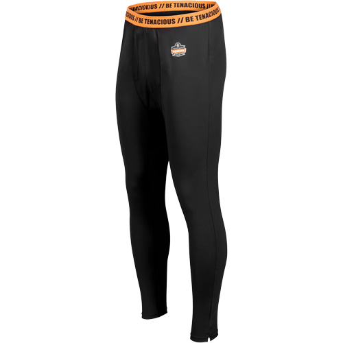 Lightweight Base Layer Pants, Men's/Women's, X-Large, Black Les Fournitures Industrielles Méga