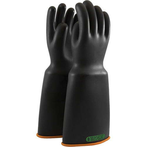 Gant isolant en caoutchouc NOVAX avec poignet en cloche, ASTM classe 3, Taille 10, 18" lo Les Fournitures Industrielles Méga