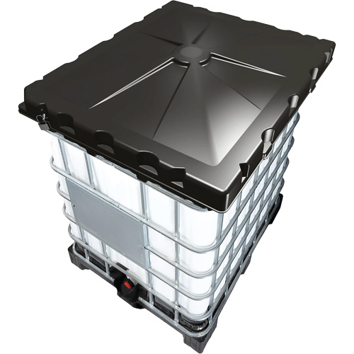 Full 30 Gal. Black IBC Funnel Kit Les Fournitures Industrielles Méga