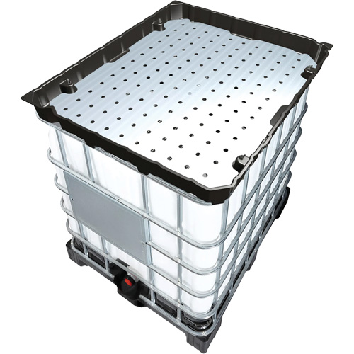Full 30 Gal. Black IBC Funnel Kit Les Fournitures Industrielles Méga