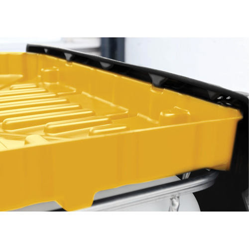 Full Size 30 Gal. Yellow Chemically-Resistant Polyethylene IBC Funnel Les Fournitures Industrielles Méga
