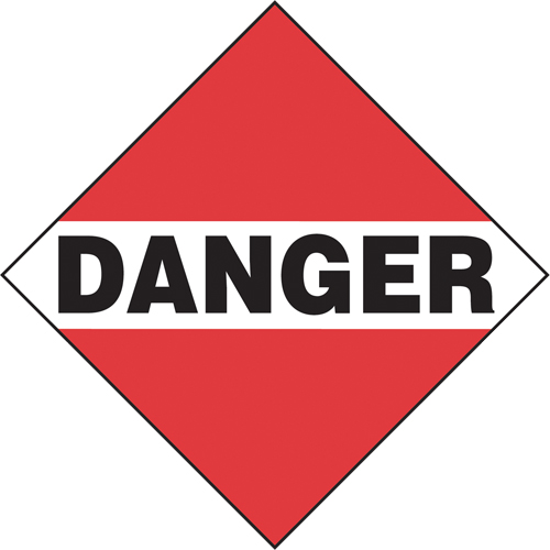 Danger Mixed Load TDG Placard, Plastic Les Fournitures Industrielles Méga