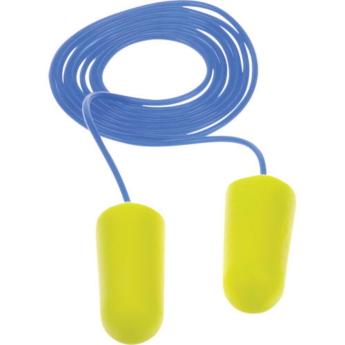 E-A-Rsoft Yellow Neon Earplugs, Bulk - Polybag, Corded Les Fournitures Industrielles Méga