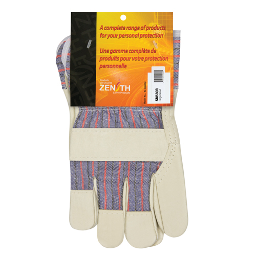 Gant pour ajusteur confortable r&eacute;sistant &agrave; l'abrasion, Grand, Paume en Cuir fleur de porc, Doublure en Coton Les Fournitures Industrielles Méga