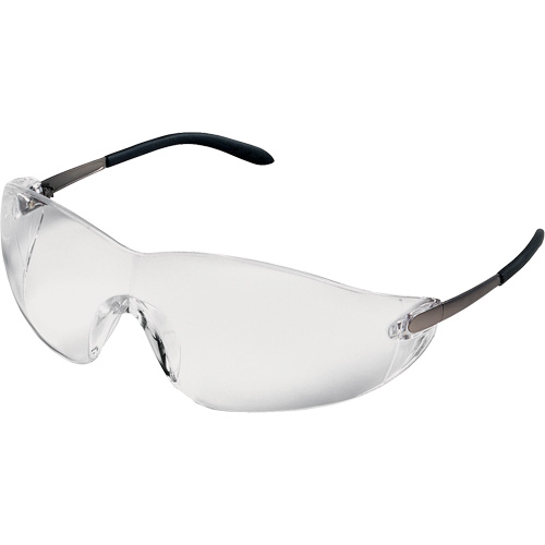 Blackjack&reg; Safety Glasses, Clear Lens, Anti-Scratch, ANSI Z87+/Meets/Exceeds CSA Z94.3 Les Fournitures Industrielles Méga