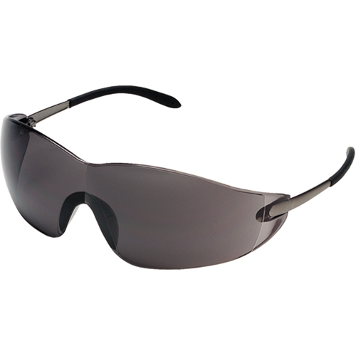 Blackjack&reg; Safety Glasses, Grey/Smoke Lens, Anti-Scratch, ANSI Z87+/Meets/Exceeds CSA Z94.3 Les Fournitures Industrielles Méga