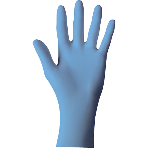 Gants N-Dex 6005PF, Moyen, Nitrile, 4 mils, Sans poudre, Bleu Les Fournitures Industrielles Méga