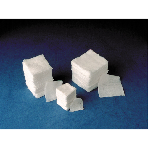 &eacute;ponges de gaze, Tampon, 4" lo x 4" la, Dispositif m&eacute;dical Classe 1 Les Fournitures Industrielles Méga