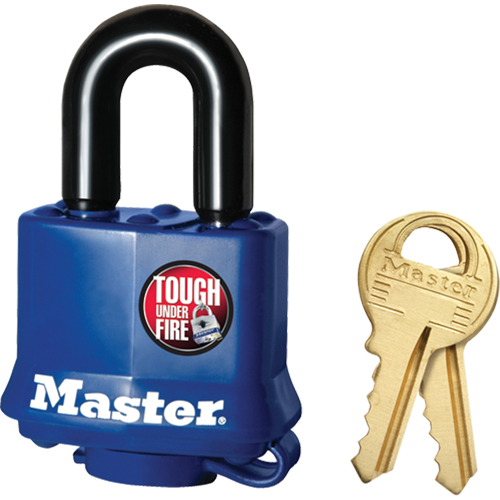 Cadenas r&eacute;sistant aux intemp&eacute;ries, Cl&eacute;s diff&eacute;rentes, Acier lamin&eacute;, Largeur de 1-9/16" Les Fournitures Industrielles Méga