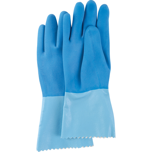 Gants lourds Blue-Grip, Taille 6/Petit, 12" lo, Latex de caoutchouc, Doublure en Interlock, 45 mils Les Fournitures Industrielles Méga