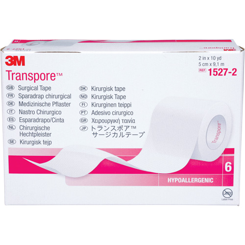 Ruban chirurgical Transpore, Classe 1, 30' lo x 2" la Les Fournitures Industrielles Méga
