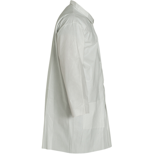 Sarrau de laboratoire ProShield 60, Microporeux/Polypropyl&egrave;ne, Blanc, Moyen Les Fournitures Industrielles Méga