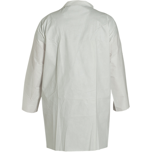 Sarrau de laboratoire ProShield 60, Microporeux/Polypropyl&egrave;ne, Blanc, Moyen Les Fournitures Industrielles Méga