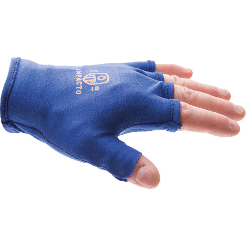 Doublures antichocs pour gants sans doigts, main gauche, 6/T-petit, Paume en Synth&eacute;tique, Poignet &agrave; enfiler Les Fournitures Industrielles Méga