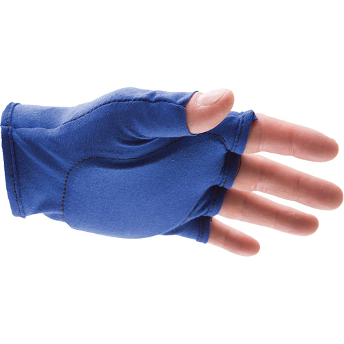 Doublures antichocs pour gants sans doigts, main gauche, 6/T-petit, Paume en Synth&eacute;tique, Poignet &agrave; enfiler Les Fournitures Industrielles Méga
