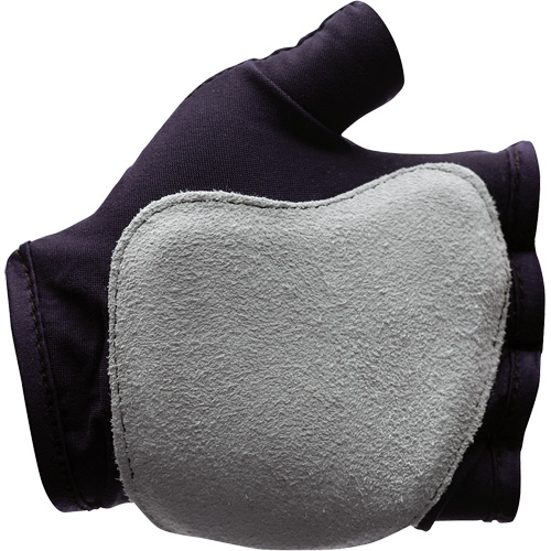 Gants antichocs sans doigts, main gauche, T-petit, Paume en Cuir refendu, Poignet &agrave; enfiler Les Fournitures Industrielles Méga