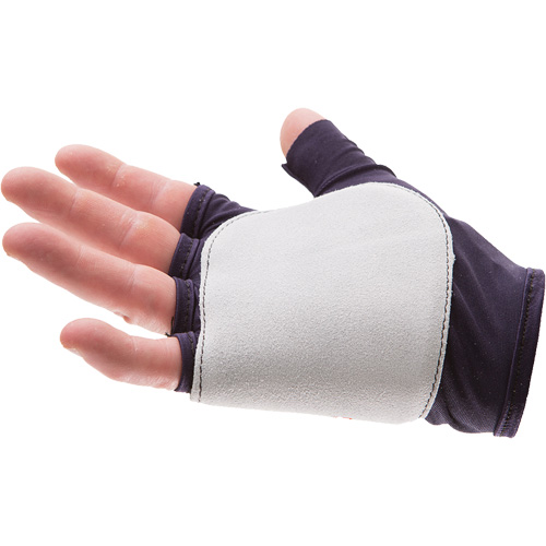 Gants de protection sans doigts paume/c&ocirc;t&eacute;, droit, T-petit, Paume en Su&egrave;de, Poignet &agrave; enfiler Les Fournitures Industrielles Méga