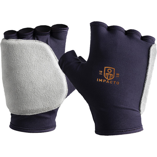 Enveloppe protectrice pour gant droit contre les impacts lat&eacute;raux et de la paume, T-petit, Paume en Cuir fleur, Poignet &agrave; enfiler Les Fournitures Industrielles Méga