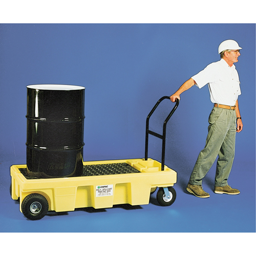 Poly-Spillcart Cart ATC, 66.5" L x 29" W x 46.9" H, 57 US gal. Spill Cap. Les Fournitures Industrielles Méga