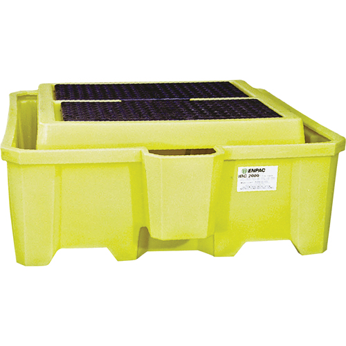 GRV 2000i sans drain, Capacit&eacute; de d&eacute;versement 385 gal. US, 73" x 80,5" x 29,5" Les Fournitures Industrielles Méga