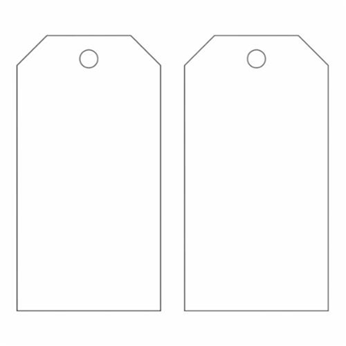 &eacute;tiquettes vierges autoplastifiantes pour la pr&eacute;vention des accidents, M&eacute;tal, 3" la x 5-3/4" h Les Fournitures Industrielles Méga