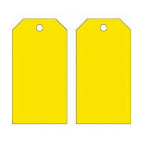 &eacute;tiquettes vierges autoplastifiantes pour la pr&eacute;vention des accidents, M&eacute;tal, 3" la x 5-3/4" h Les Fournitures Industrielles Méga