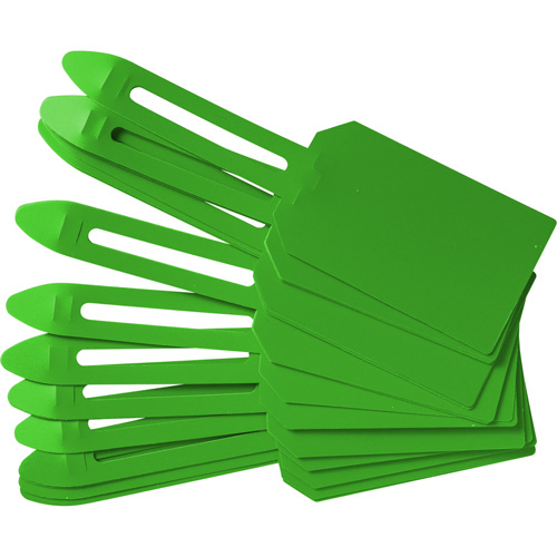 &eacute;tiquettes de cadenassage vierges en plastique, Plastique, 3-1/4" la x 5-4/5" h, Vierge Les Fournitures Industrielles Méga