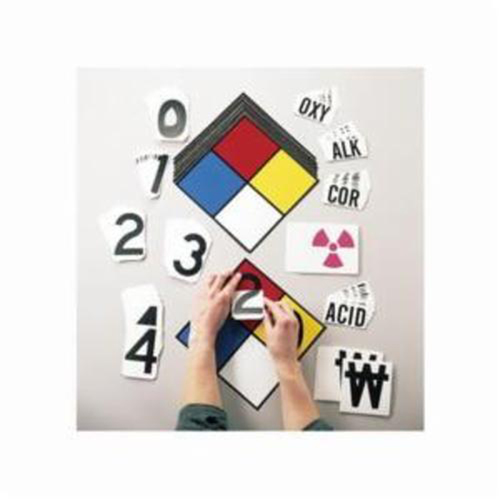 Trousse de syst&egrave;me de plaques-&eacute;tiquettes NFPA Les Fournitures Industrielles Méga