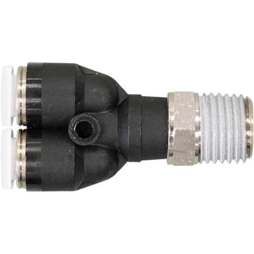 Raccord m&acirc;le en Y filet&eacute; Topfit, 3/8" dia., Polym&egrave;re Les Fournitures Industrielles Méga