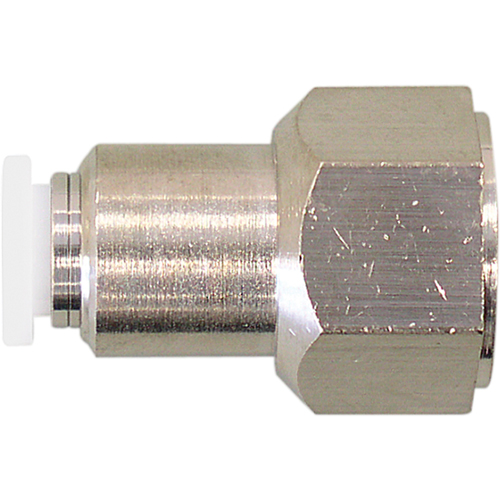 Topfit Female Threaded Straight Connector Fitting, 3/8" Dia, Polymer Les Fournitures Industrielles Méga