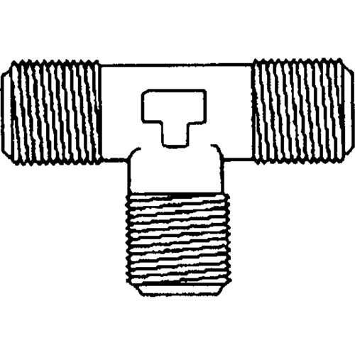 Raccords en T m&acirc;les, Laiton, 1/8" Les Fournitures Industrielles Méga
