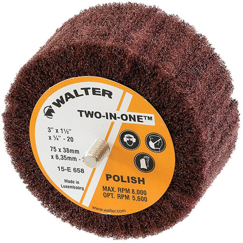 Meule &agrave; lamelles abrasives Two-In-One Les Fournitures Industrielles Méga