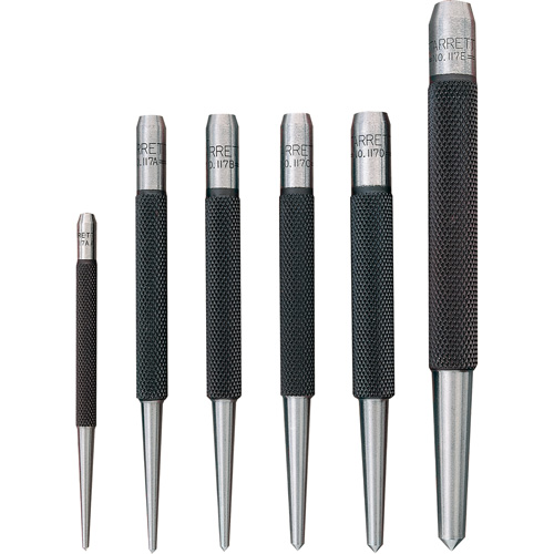 Centre Punches With Round Shanks, 5 Pieces Les Fournitures Industrielles Méga