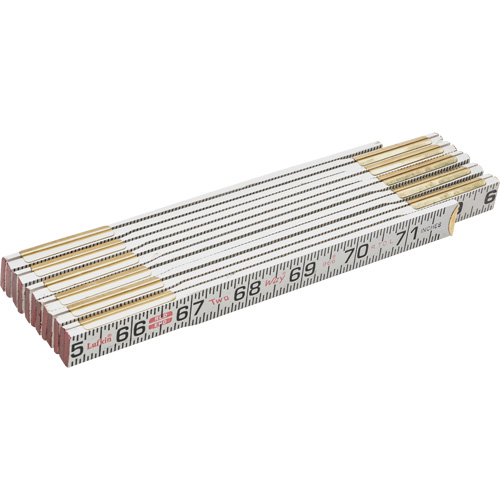 Red End&reg; Two Way&reg; Rule, 6' L, Wood, 1/16" Graduations Les Fournitures Industrielles Méga