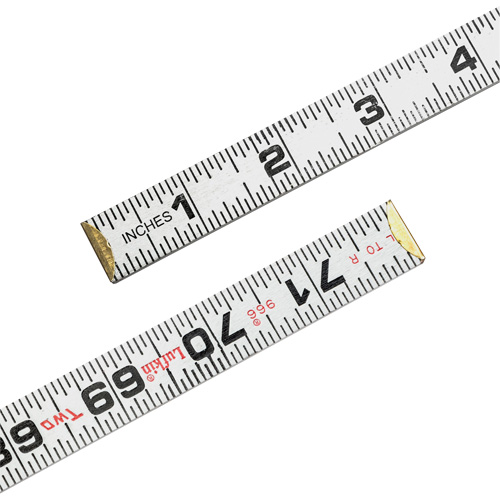 Red End&reg; Two Way&reg; Rule, 6' L, Wood, 1/16" Graduations Les Fournitures Industrielles Méga