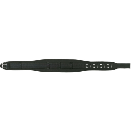 Ceinture de confort matelass&eacute;e de 5" de largeur, Toile, Noir Les Fournitures Industrielles Méga