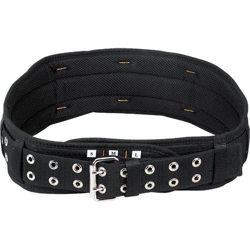 5" Wide Padded Comfort Belt, Nylon, Black Les Fournitures Industrielles Méga