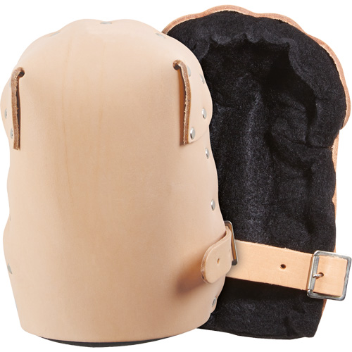 Heavy-Duty Knee Pad, Buckle Style, Leather Caps, Foam Pads Les Fournitures Industrielles Méga