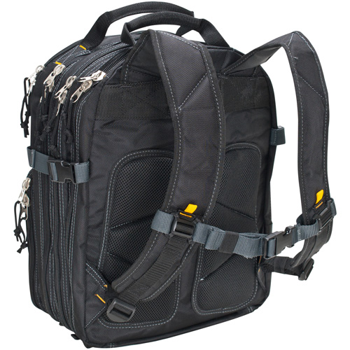 75-Pocket Tool Backpacks, 13" L x 17-1/2" W, Black, Nylon Les Fournitures Industrielles Méga